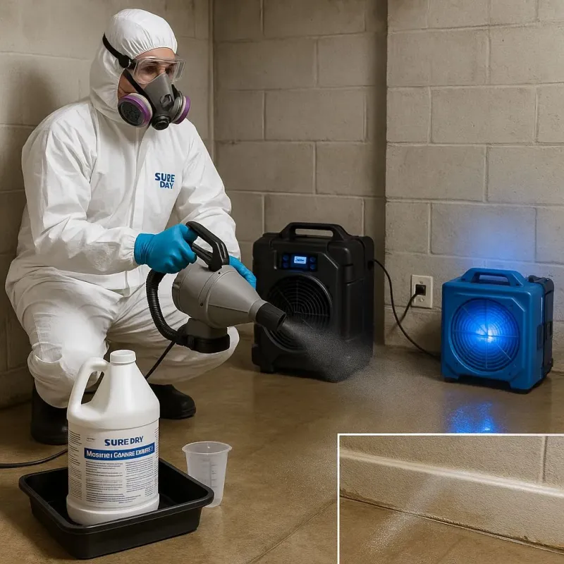 Sanitization and Odor Removal process in Mustang, OK