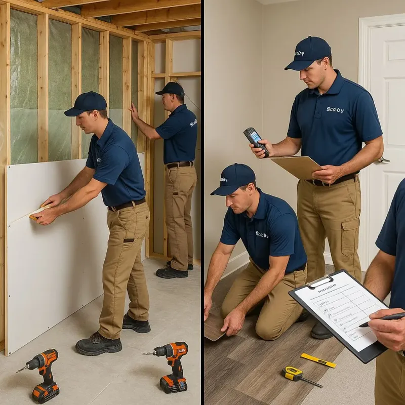 Repairs and Reconstruction process in Mustang, OK